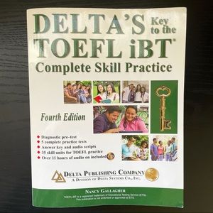 Delta’s key to TOELF iBT complete skill practice
